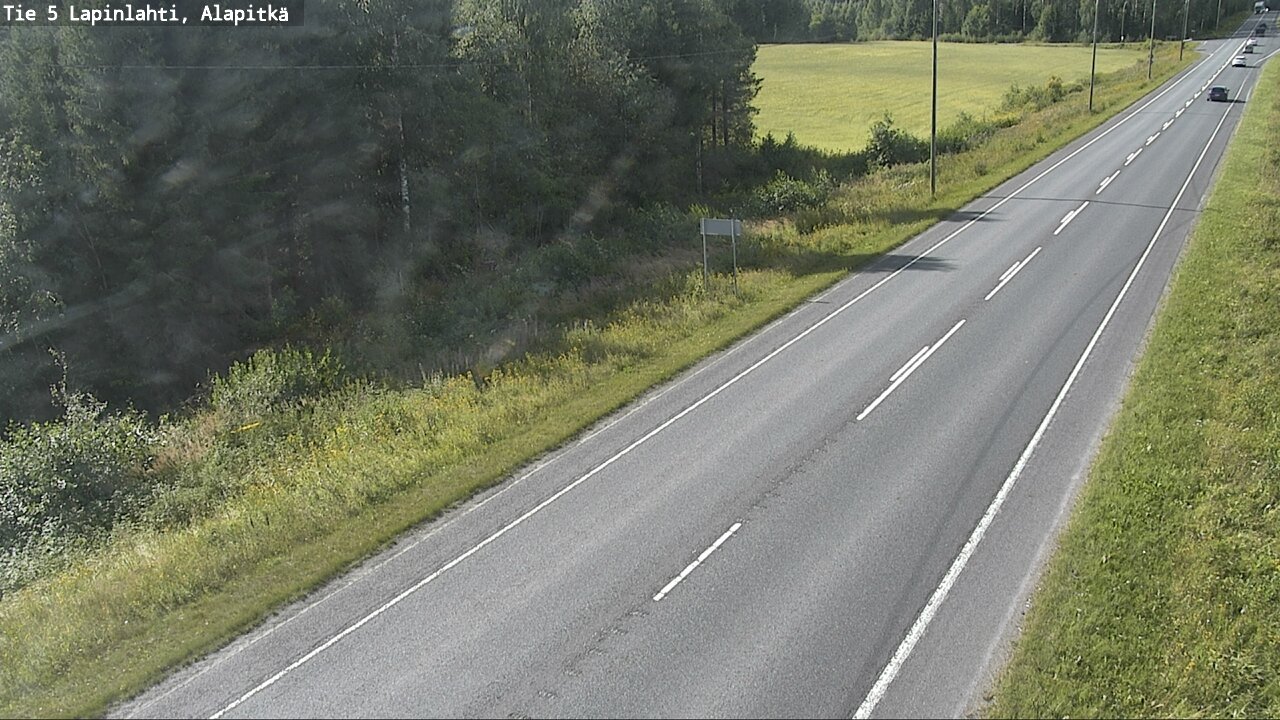 Kelikamerat Kuva Tie 5 Lapinlahti, Alapitkä, Lapinlahti, Pohjois-Savo