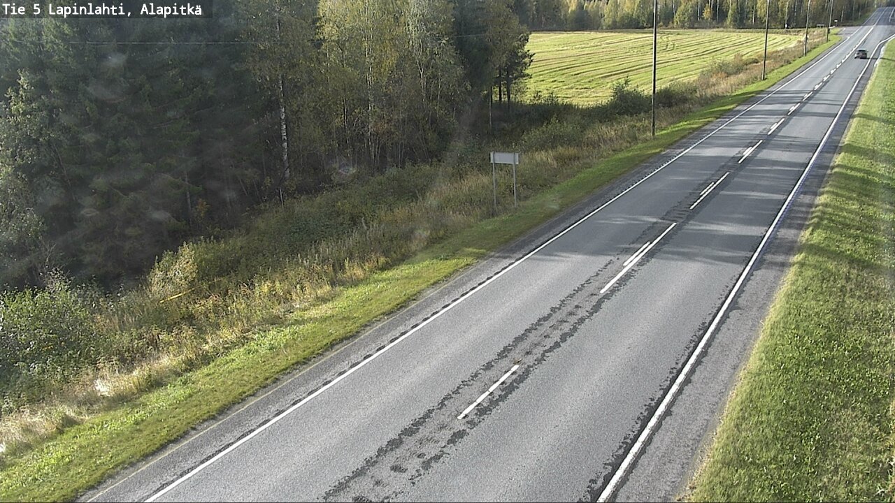 Weather Camera Image Väg 5 Lapinlax, Alapitkä, Lapinlahti, Pohjois-Savo