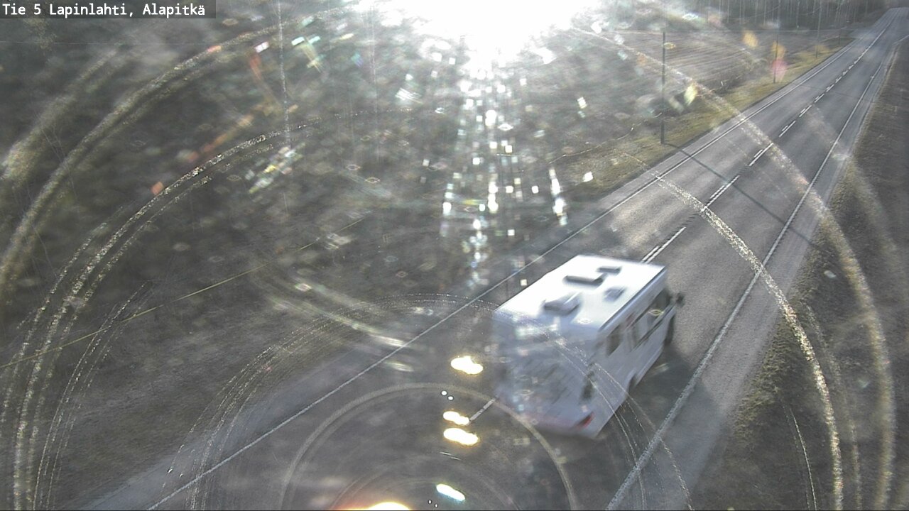 Weather Camera Image Väg 5 Lapinlax, Alapitkä, Lapinlahti, Pohjois-Savo