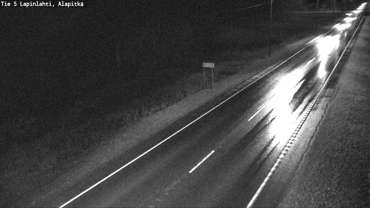 Weather Camera Image Väg 5 Lapinlax, Alapitkä, Lapinlahti, Pohjois-Savo