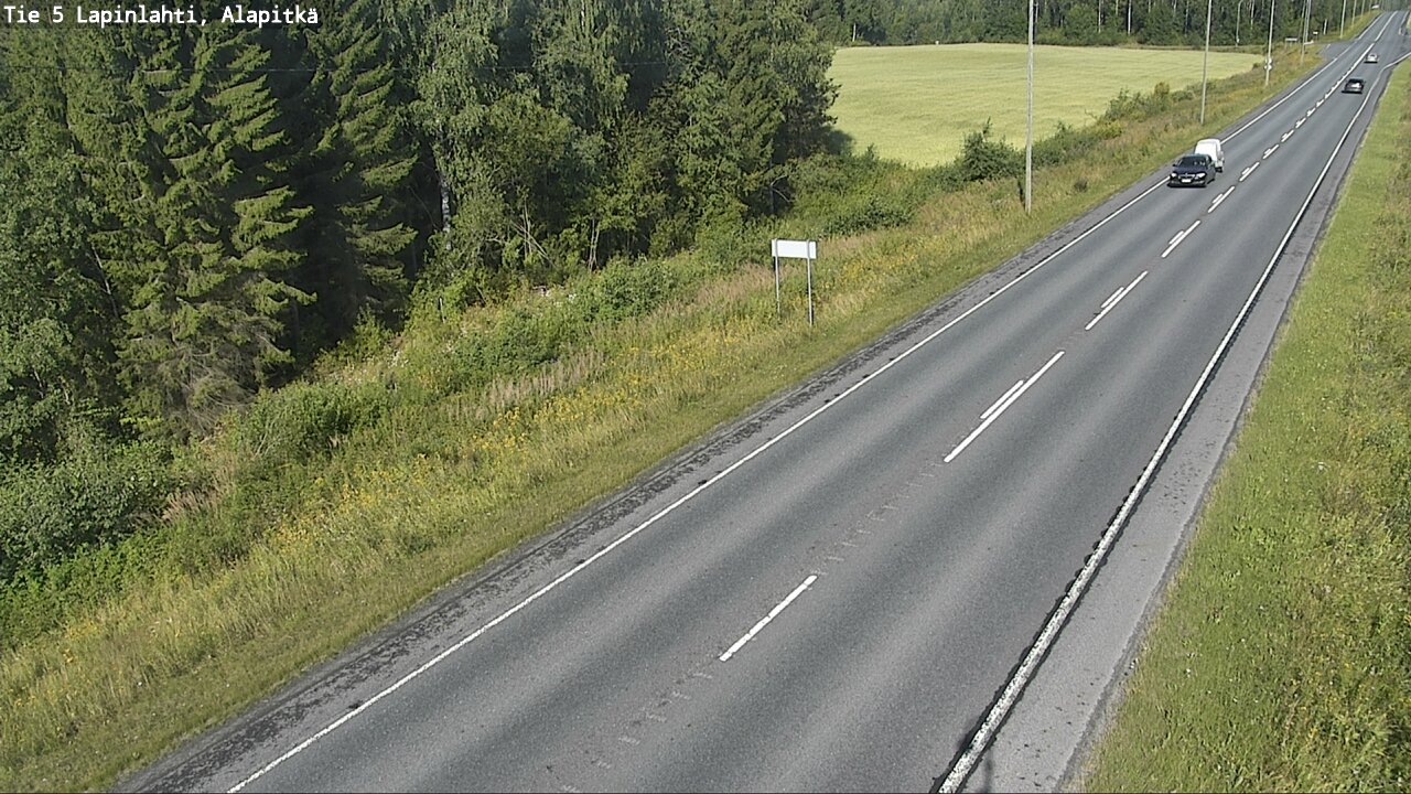 Kelikamerat Kuva Tie 5 Lapinlahti, Alapitkä, Lapinlahti, Pohjois-Savo