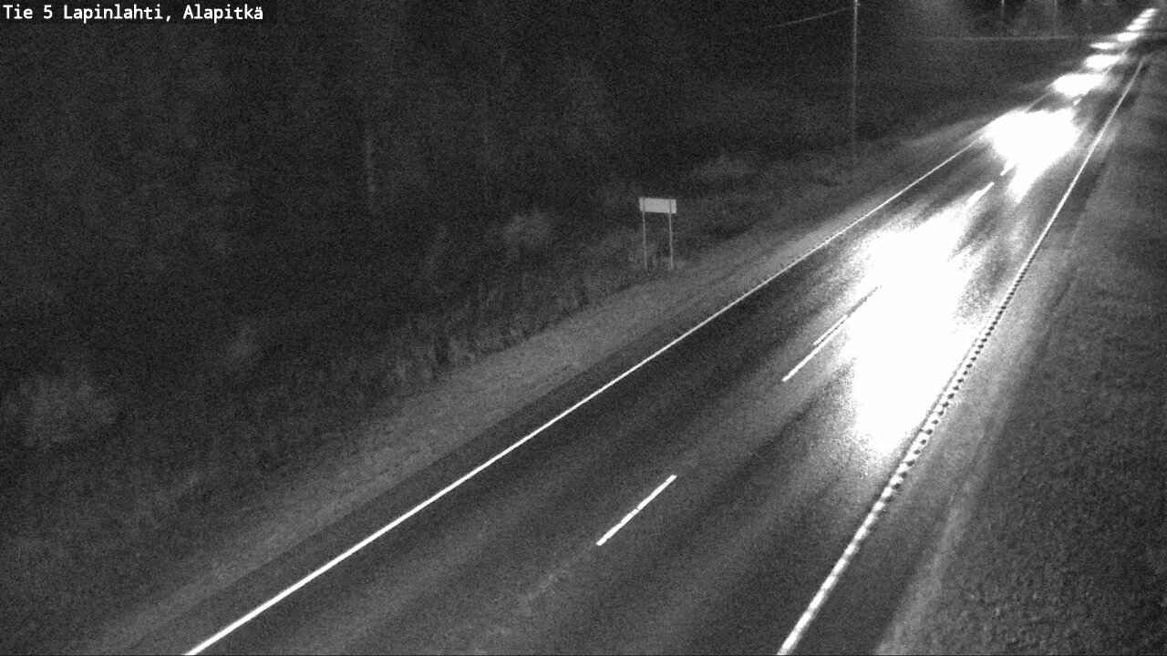 Weather Camera Image Väg 5 Lapinlax, Alapitkä, Lapinlahti, Pohjois-Savo