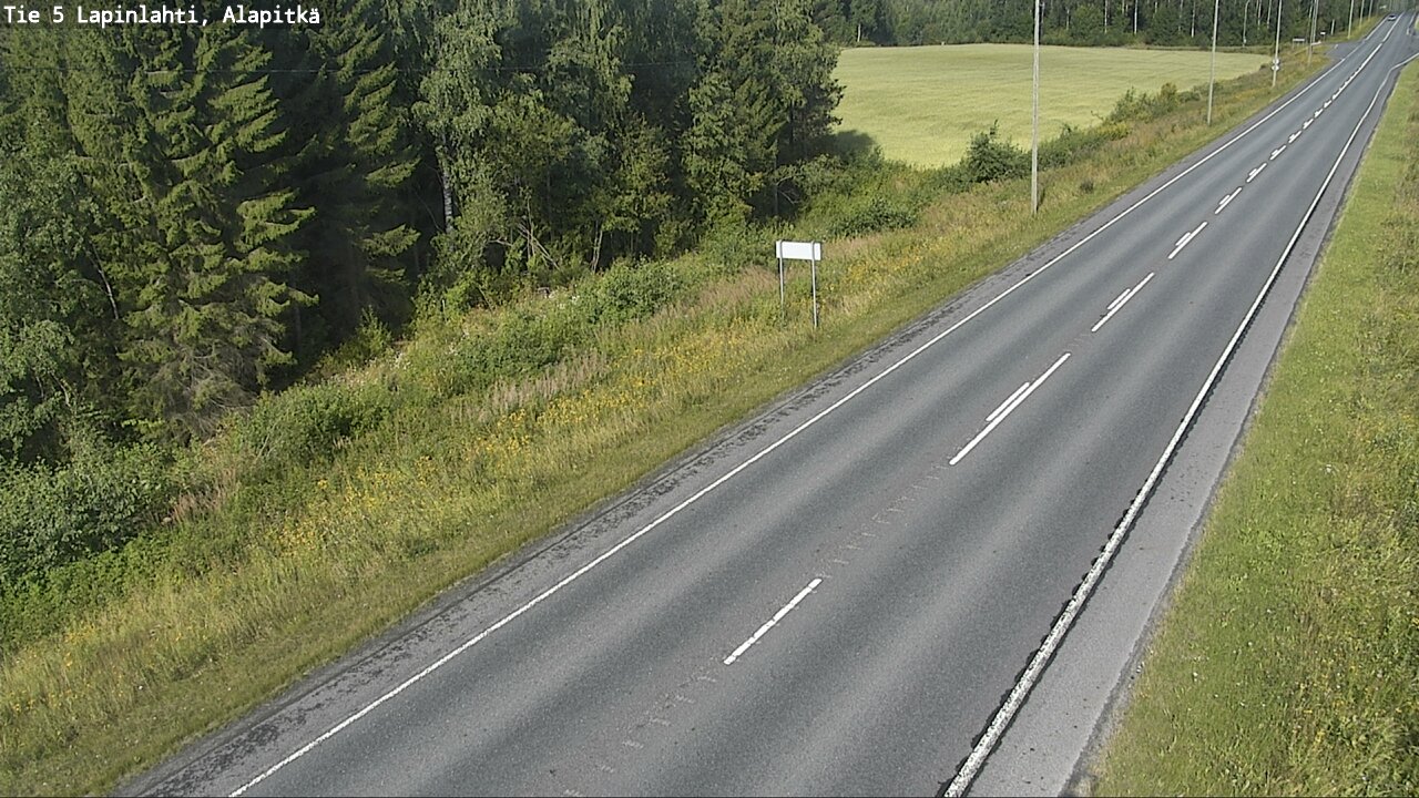 Kelikamerat Kuva Tie 5 Lapinlahti, Alapitkä, Lapinlahti, Pohjois-Savo