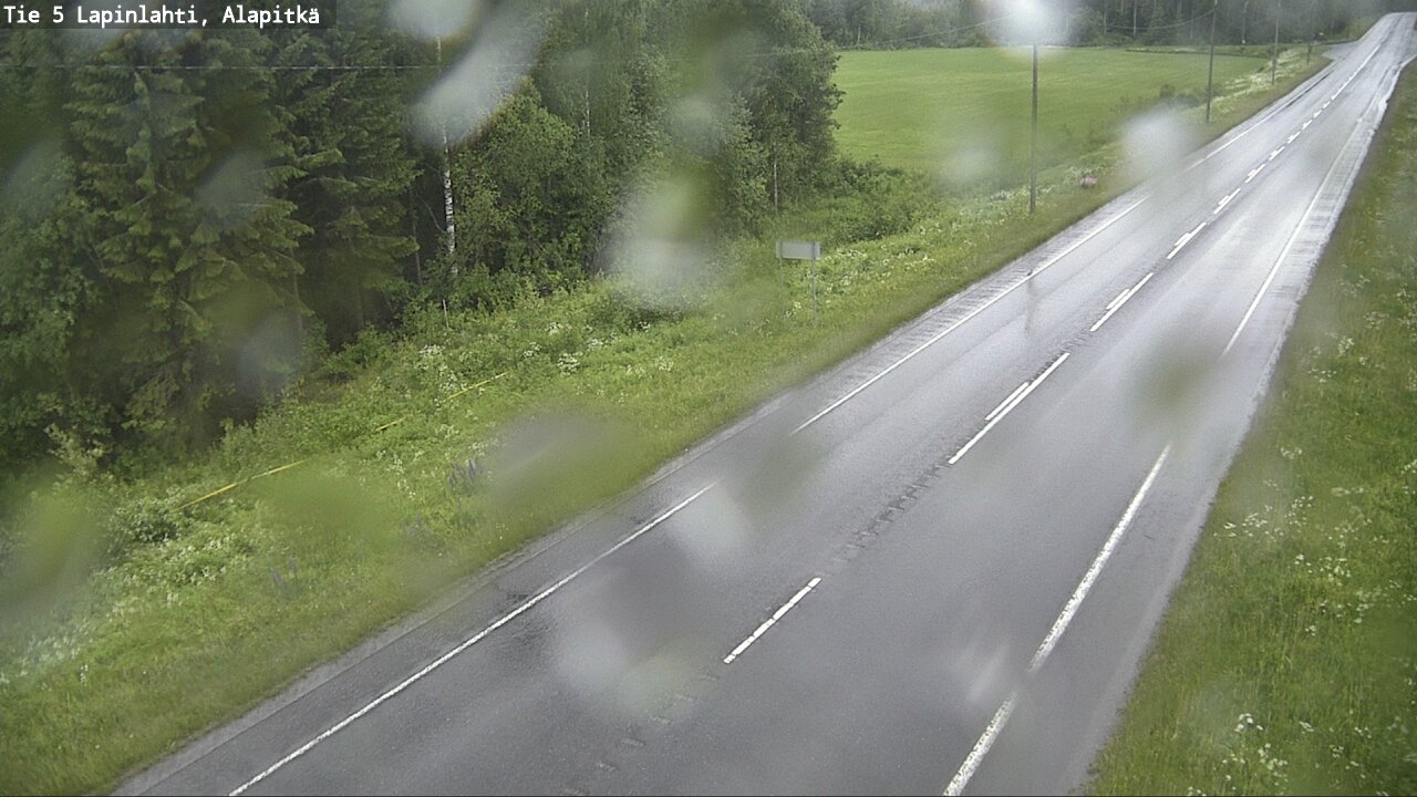 Weather Camera Image Road 5 Lapinlahti, Alapitkä, Lapinlahti, Pohjois-Savo