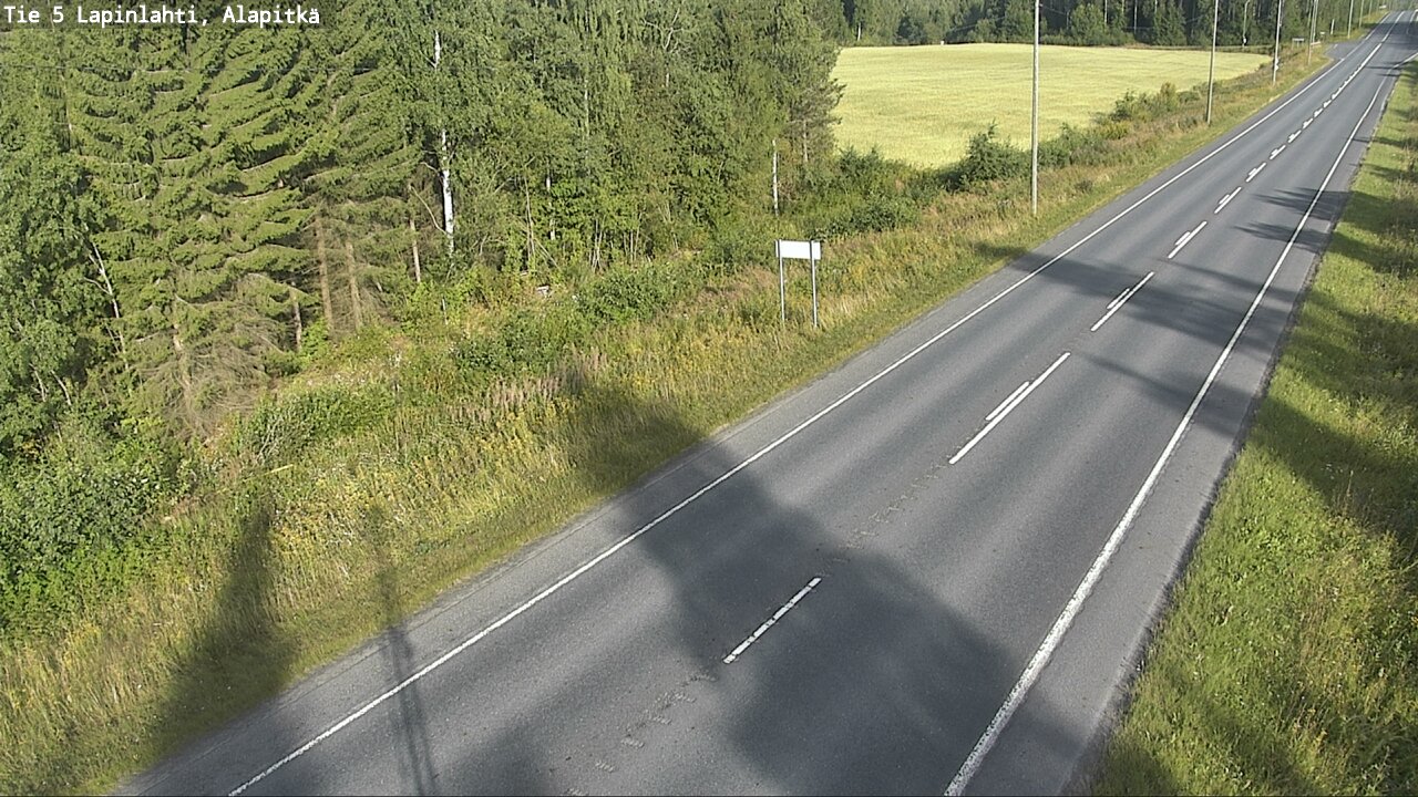 Kelikamerat Kuva Tie 5 Lapinlahti, Alapitkä, Lapinlahti, Pohjois-Savo