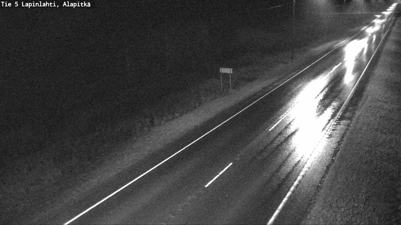 Weather Camera Image Väg 5 Lapinlax, Alapitkä, Lapinlahti, Pohjois-Savo