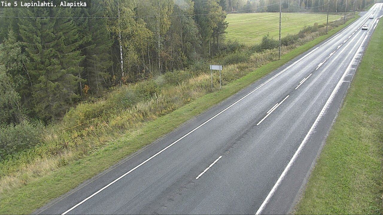 Weather Camera Image Väg 5 Lapinlax, Alapitkä, Lapinlahti, Pohjois-Savo