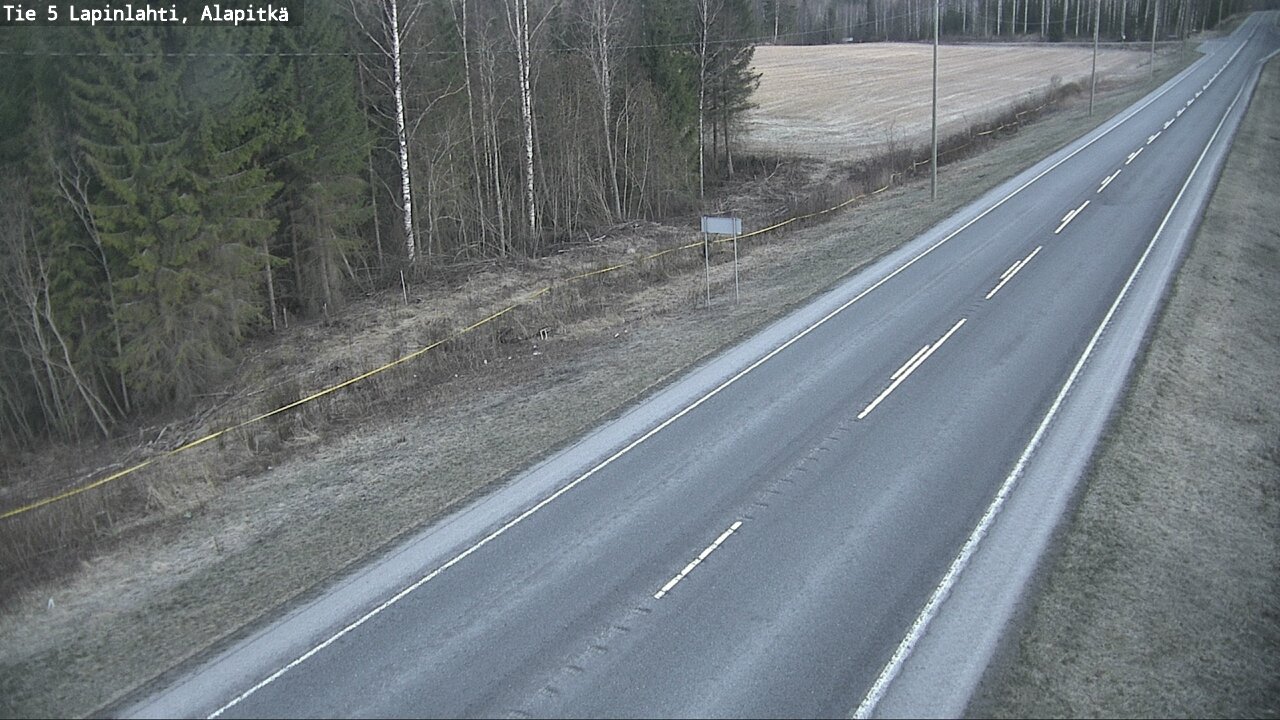Kelikamerat Kuva Tie 5 Lapinlahti, Alapitkä, Lapinlahti, Pohjois-Savo