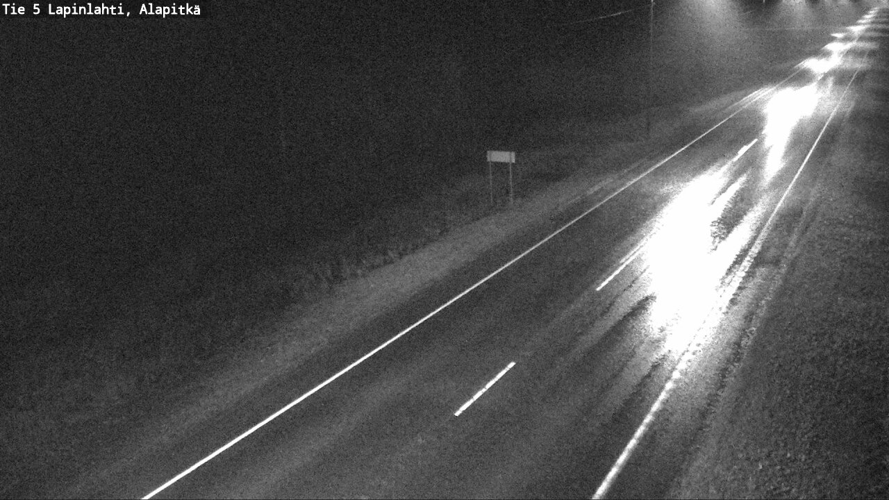 Weather Camera Image Väg 5 Lapinlax, Alapitkä, Lapinlahti, Pohjois-Savo