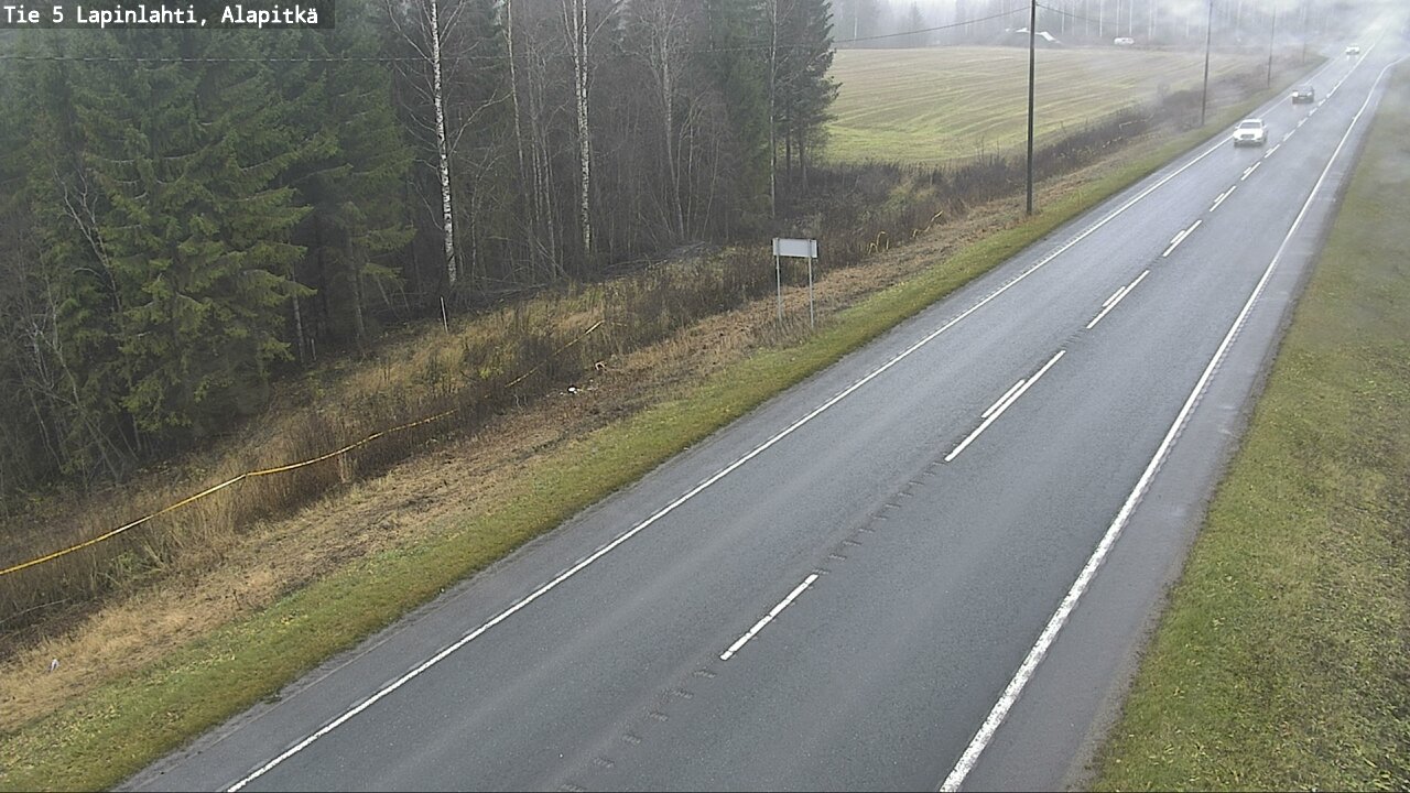 Weather Camera Image Väg 5 Lapinlax, Alapitkä, Lapinlahti, Pohjois-Savo