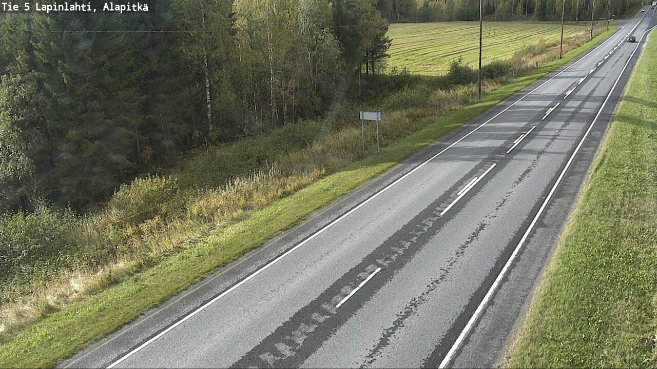 Weather Camera Image Väg 5 Lapinlax, Alapitkä, Lapinlahti, Pohjois-Savo