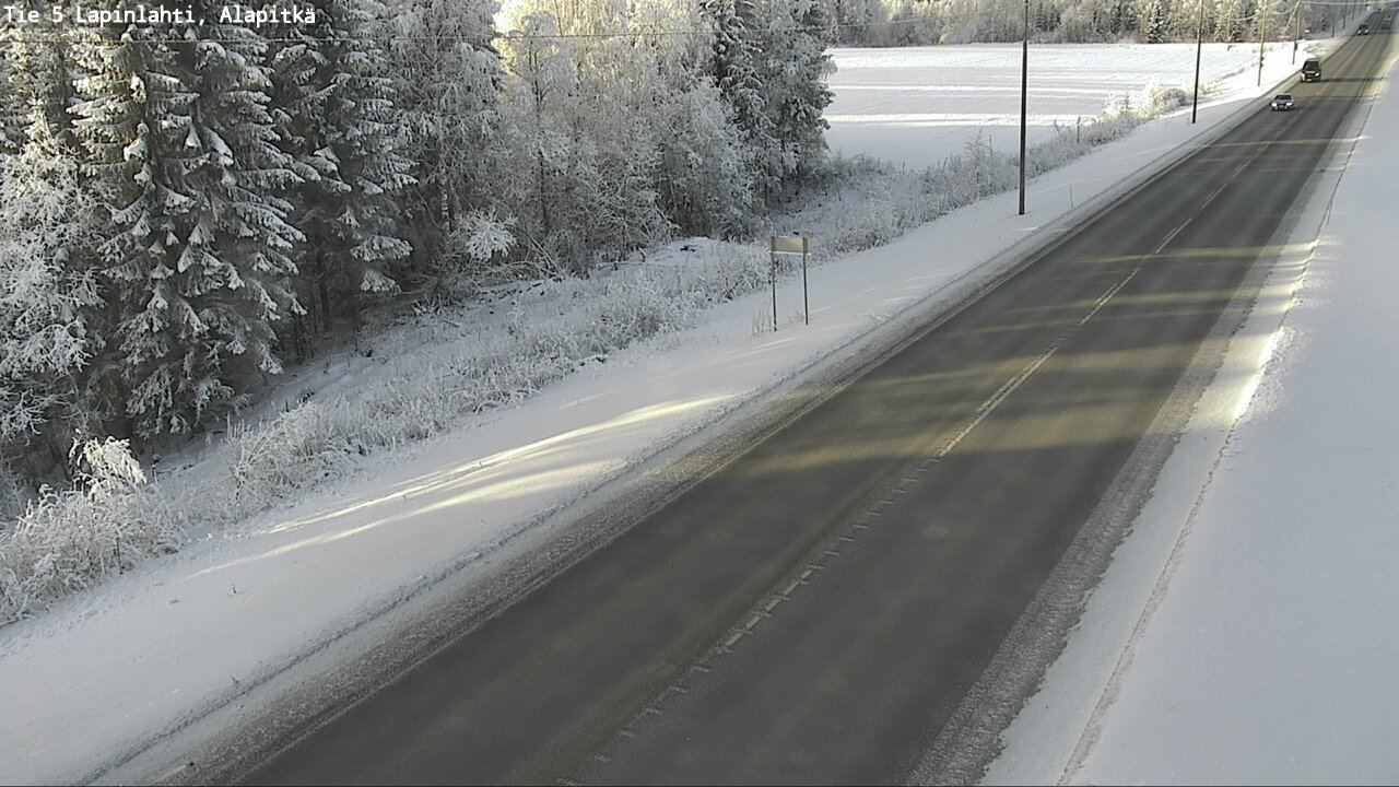 Weather Camera Image Road 5 Lapinlahti, Alapitkä, Lapinlahti, Pohjois-Savo