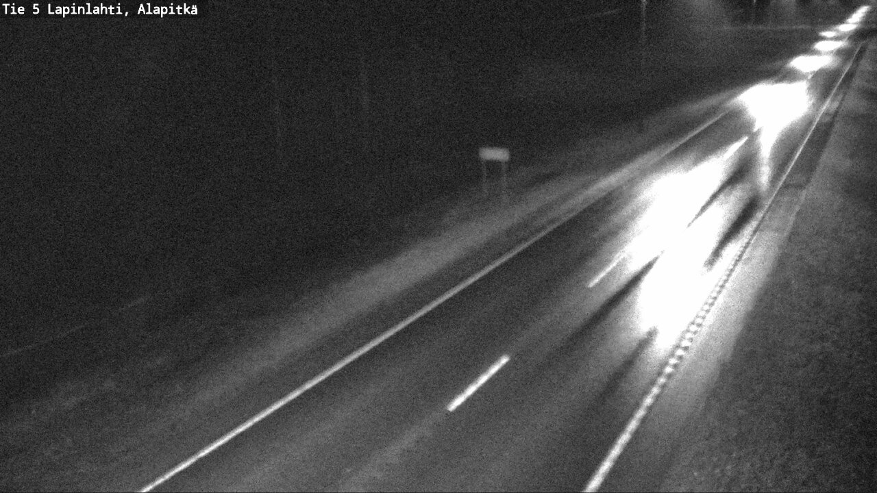 Weather Camera Image Road 5 Lapinlahti, Alapitkä, Lapinlahti, Pohjois-Savo