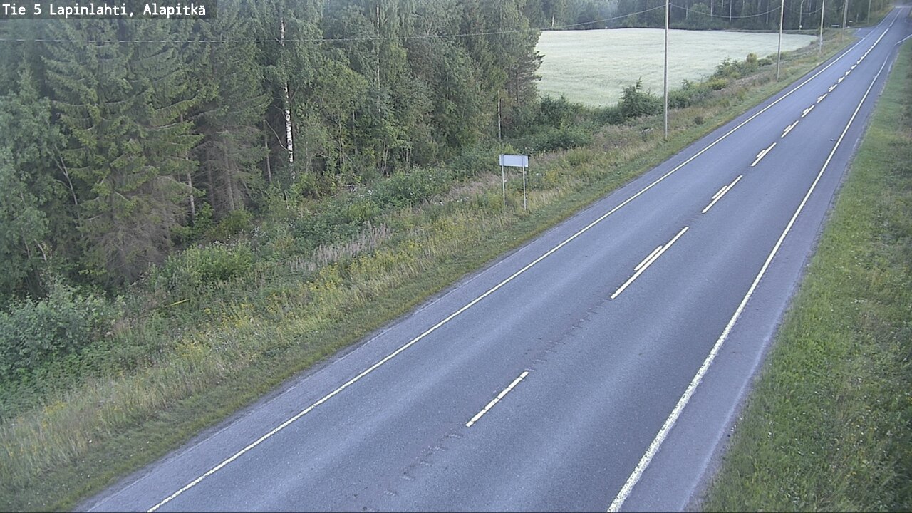 Kelikamerat Kuva Tie 5 Lapinlahti, Alapitkä, Lapinlahti, Pohjois-Savo