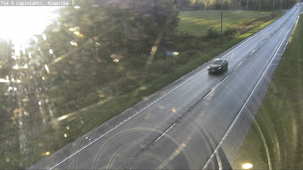 Weather Camera Image Väg 5 Lapinlax, Alapitkä, Lapinlahti, Pohjois-Savo