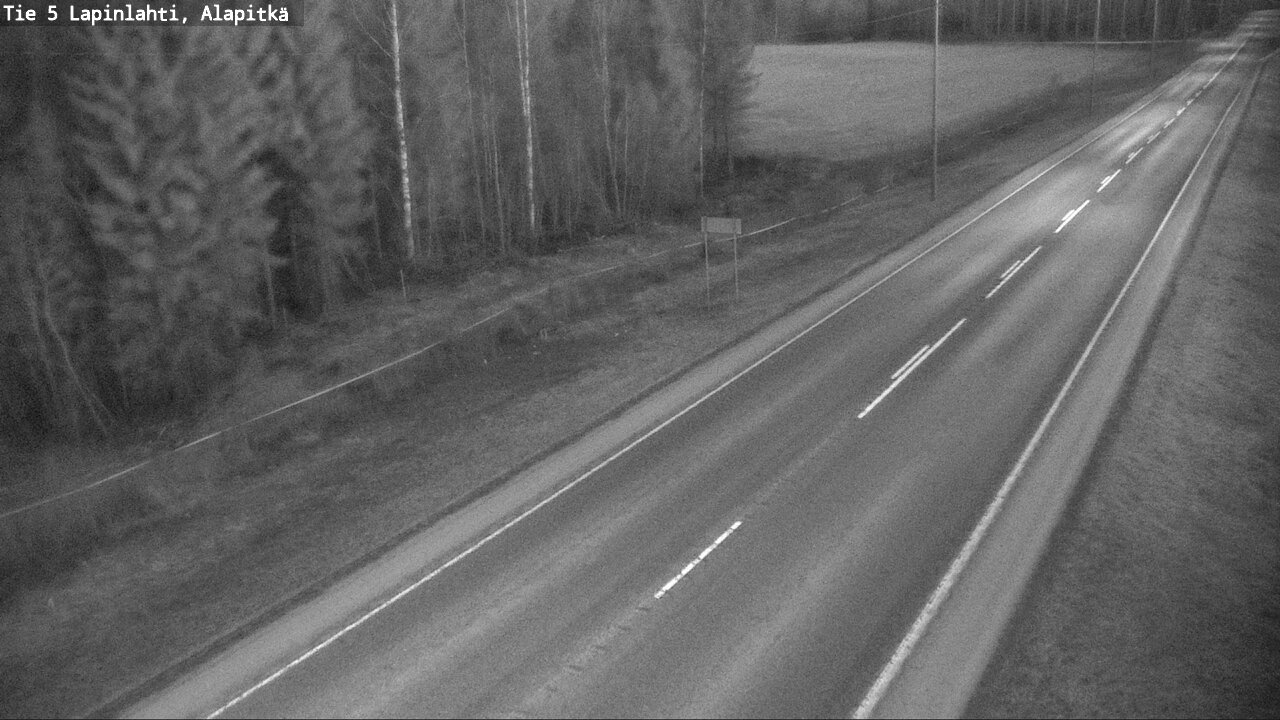 Weather Camera Image Väg 5 Lapinlax, Alapitkä, Lapinlahti, Pohjois-Savo