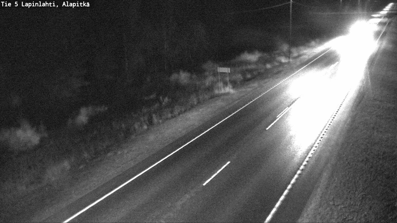 Weather Camera Image Väg 5 Lapinlax, Alapitkä, Lapinlahti, Pohjois-Savo