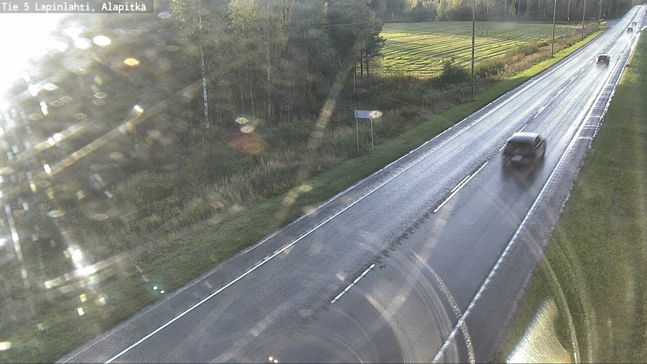 Weather Camera Image Väg 5 Lapinlax, Alapitkä, Lapinlahti, Pohjois-Savo