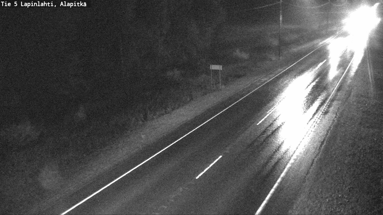 Weather Camera Image Väg 5 Lapinlax, Alapitkä, Lapinlahti, Pohjois-Savo