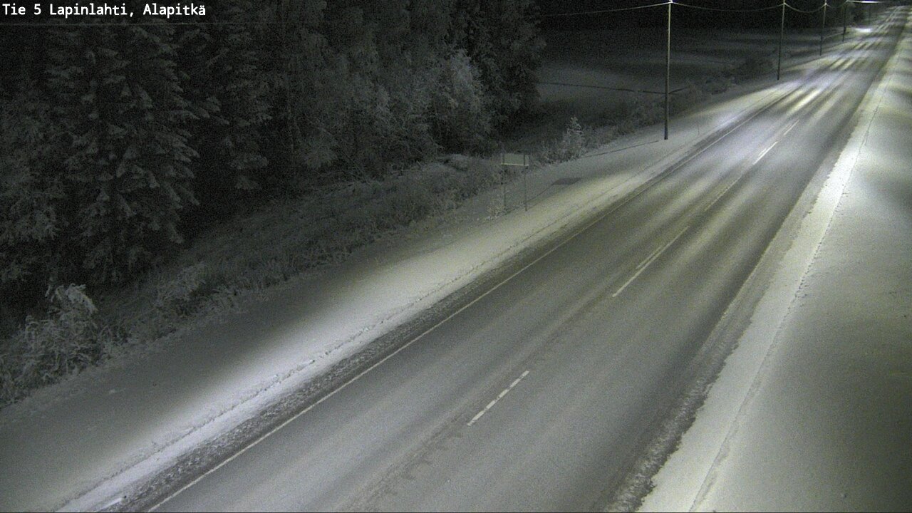 Weather Camera Image Road 5 Lapinlahti, Alapitkä, Lapinlahti, Pohjois-Savo