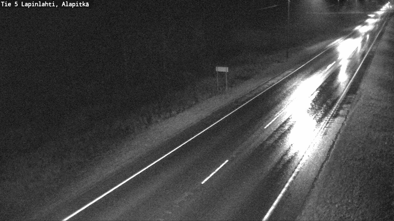 Weather Camera Image Väg 5 Lapinlax, Alapitkä, Lapinlahti, Pohjois-Savo