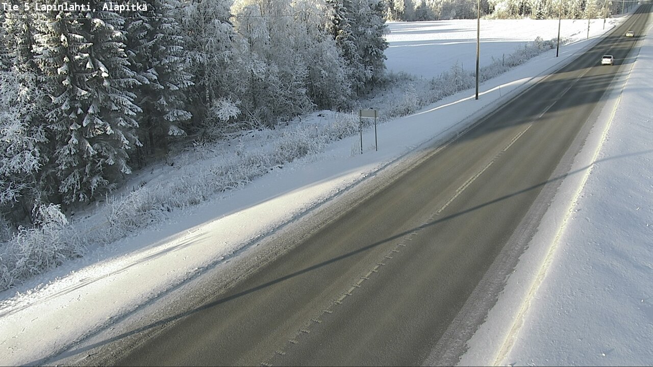 Weather Camera Image Road 5 Lapinlahti, Alapitkä, Lapinlahti, Pohjois-Savo