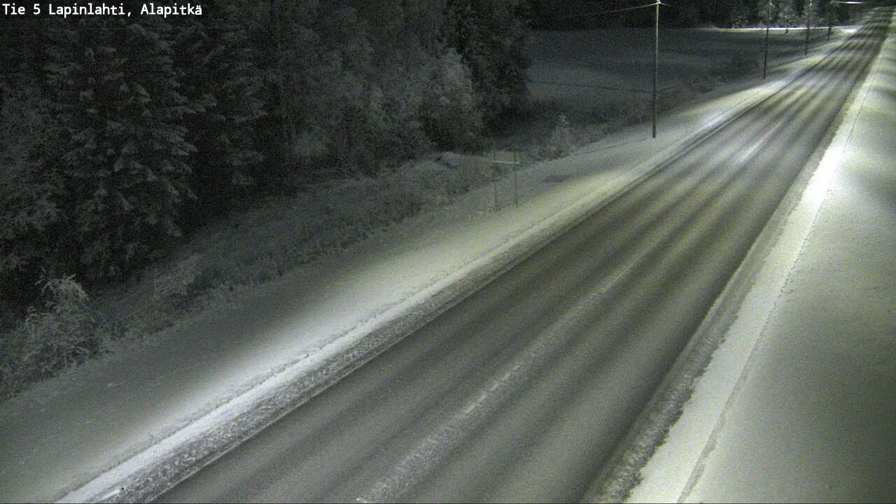 Weather Camera Image Väg 5 Lapinlax, Alapitkä, Lapinlahti, Pohjois-Savo