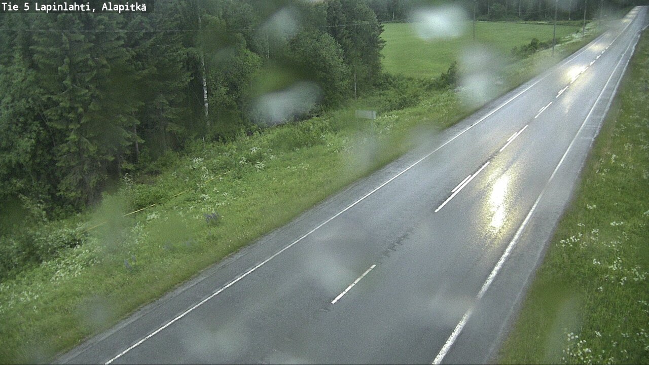 Weather Camera Image Road 5 Lapinlahti, Alapitkä, Lapinlahti, Pohjois-Savo