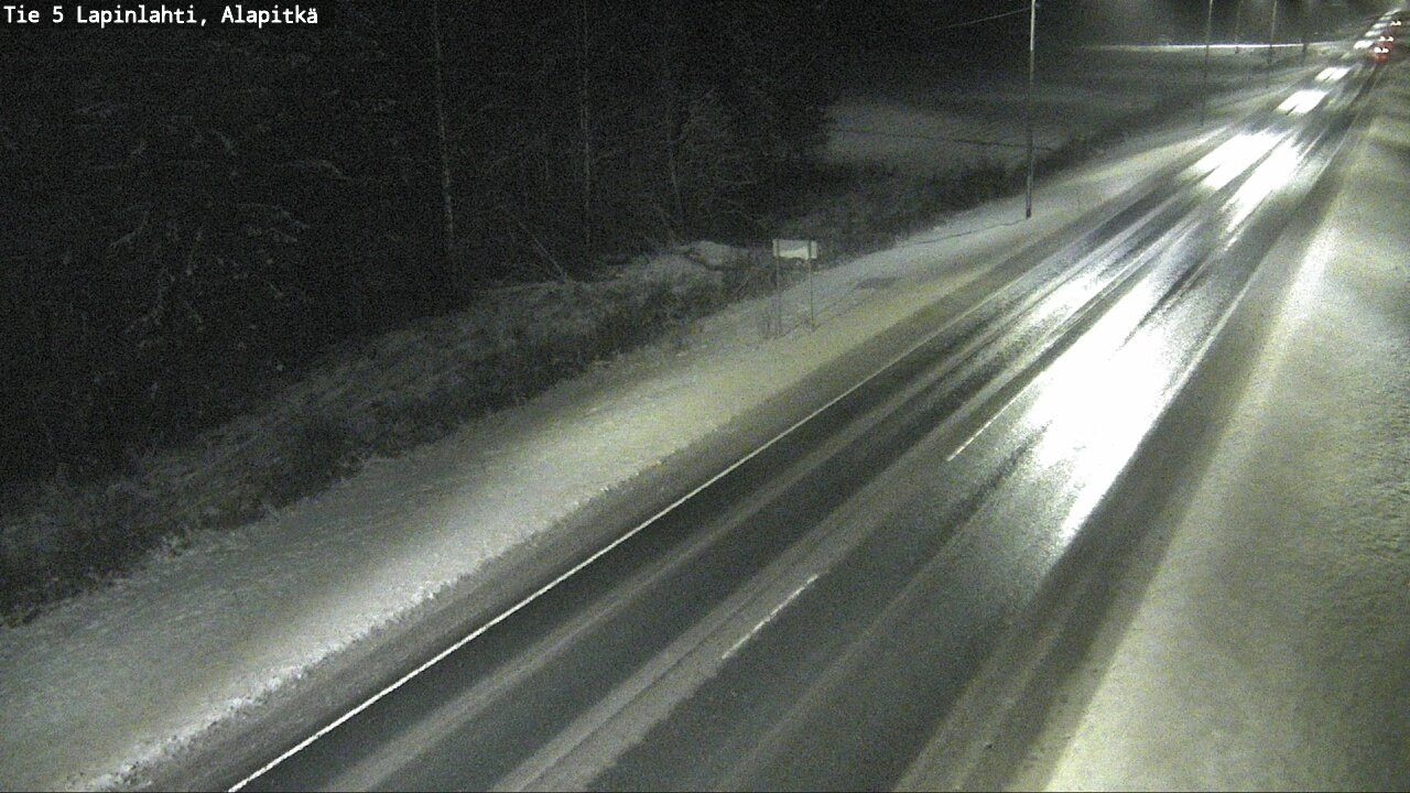 Weather Camera Image Väg 5 Lapinlax, Alapitkä, Lapinlahti, Pohjois-Savo