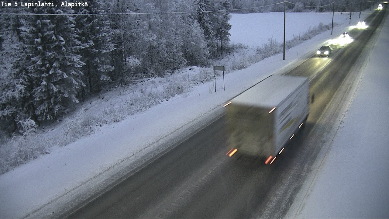 Kelikamerat Kuva Tie 5 Lapinlahti, Alapitkä, Lapinlahti, Pohjois-Savo