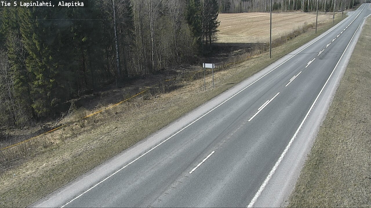 Kelikamerat Kuva Tie 5 Lapinlahti, Alapitkä, Lapinlahti, Pohjois-Savo