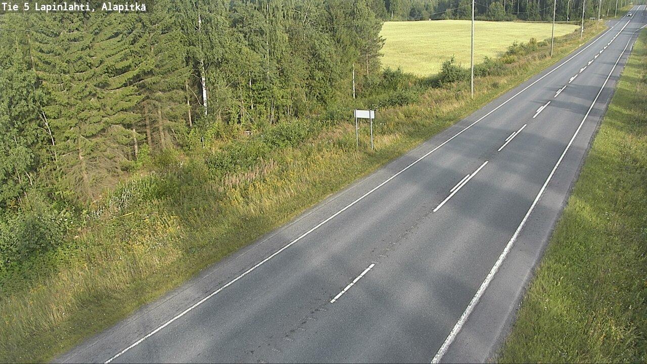 Kelikamerat Kuva Tie 5 Lapinlahti, Alapitkä, Lapinlahti, Pohjois-Savo
