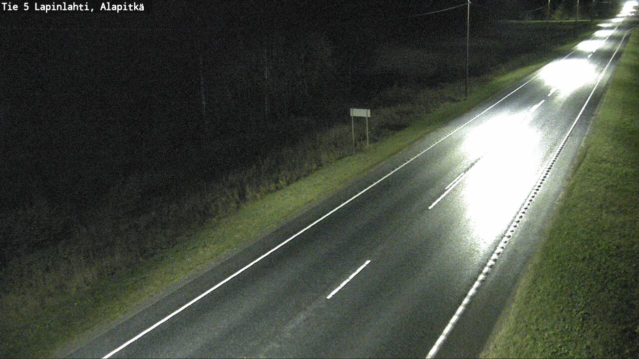 Weather Camera Image Väg 5 Lapinlax, Alapitkä, Lapinlahti, Pohjois-Savo