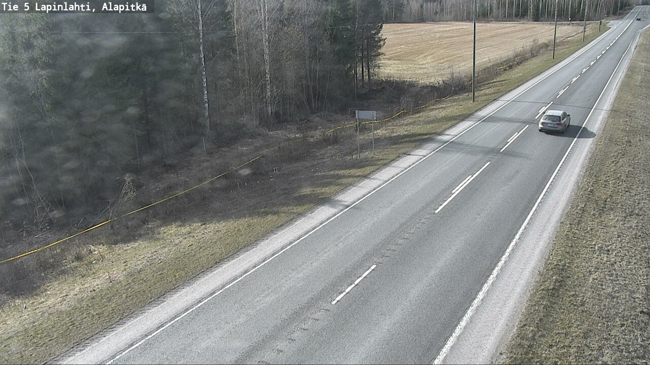 Weather Camera Image Väg 5 Lapinlax, Alapitkä, Lapinlahti, Pohjois-Savo
