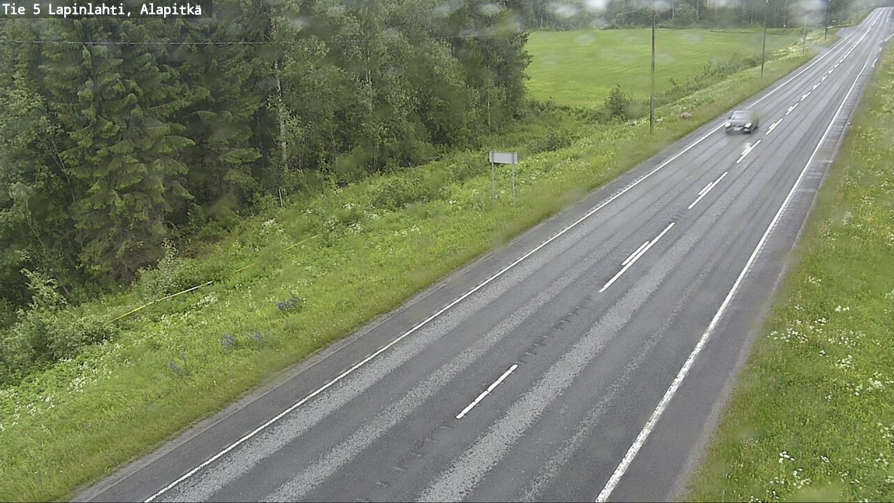 Weather Camera Image Väg 5 Lapinlax, Alapitkä, Lapinlahti, Pohjois-Savo