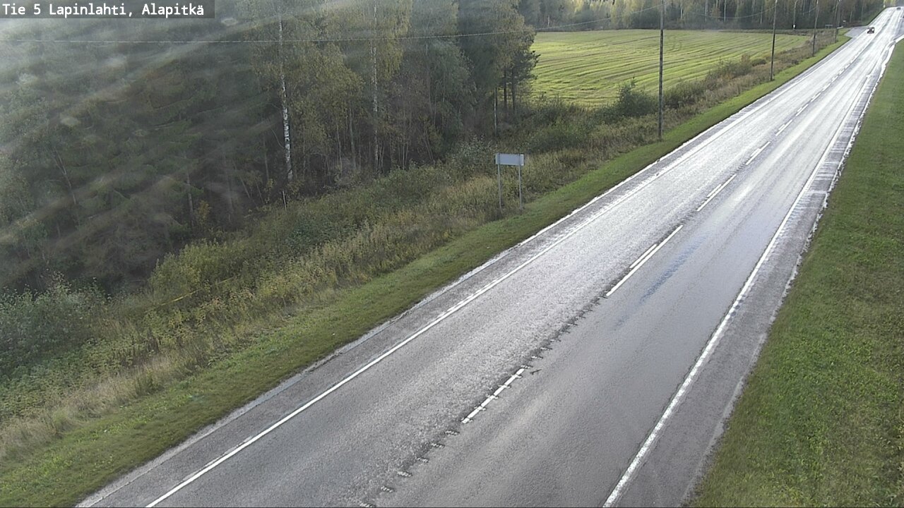 Weather Camera Image Väg 5 Lapinlax, Alapitkä, Lapinlahti, Pohjois-Savo