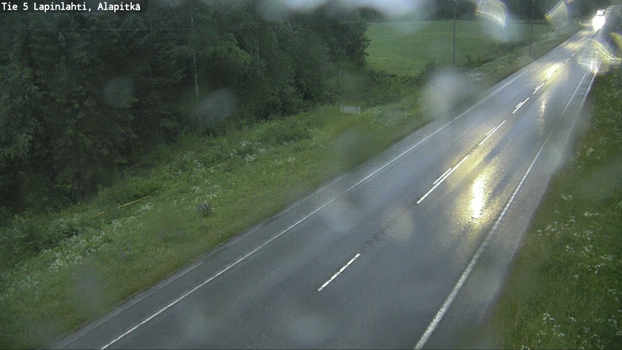 Weather Camera Image Road 5 Lapinlahti, Alapitkä, Lapinlahti, Pohjois-Savo