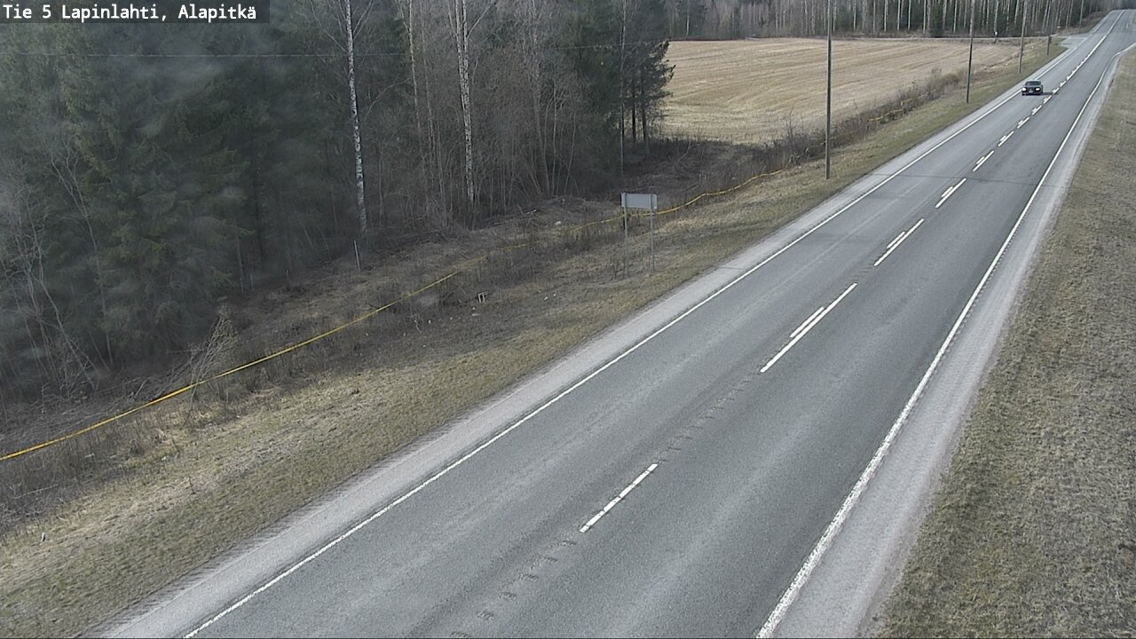 Weather Camera Image Väg 5 Lapinlax, Alapitkä, Lapinlahti, Pohjois-Savo
