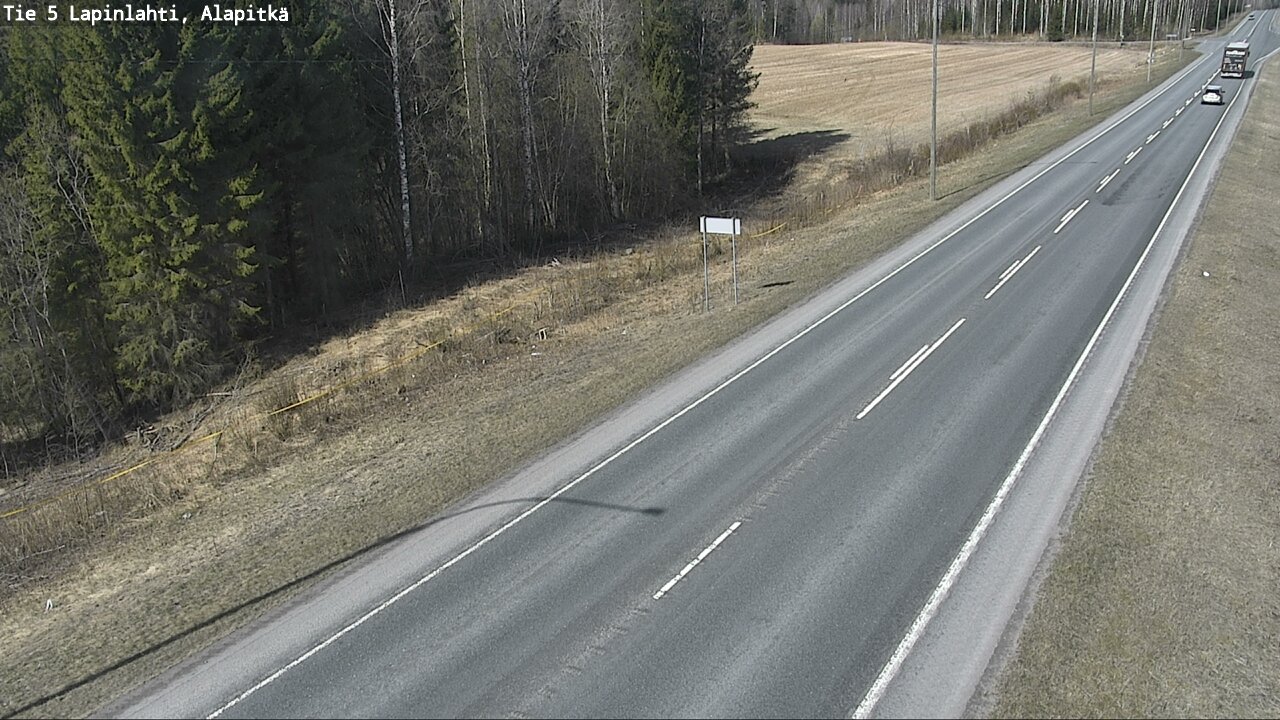Weather Camera Image Väg 5 Lapinlax, Alapitkä, Lapinlahti, Pohjois-Savo