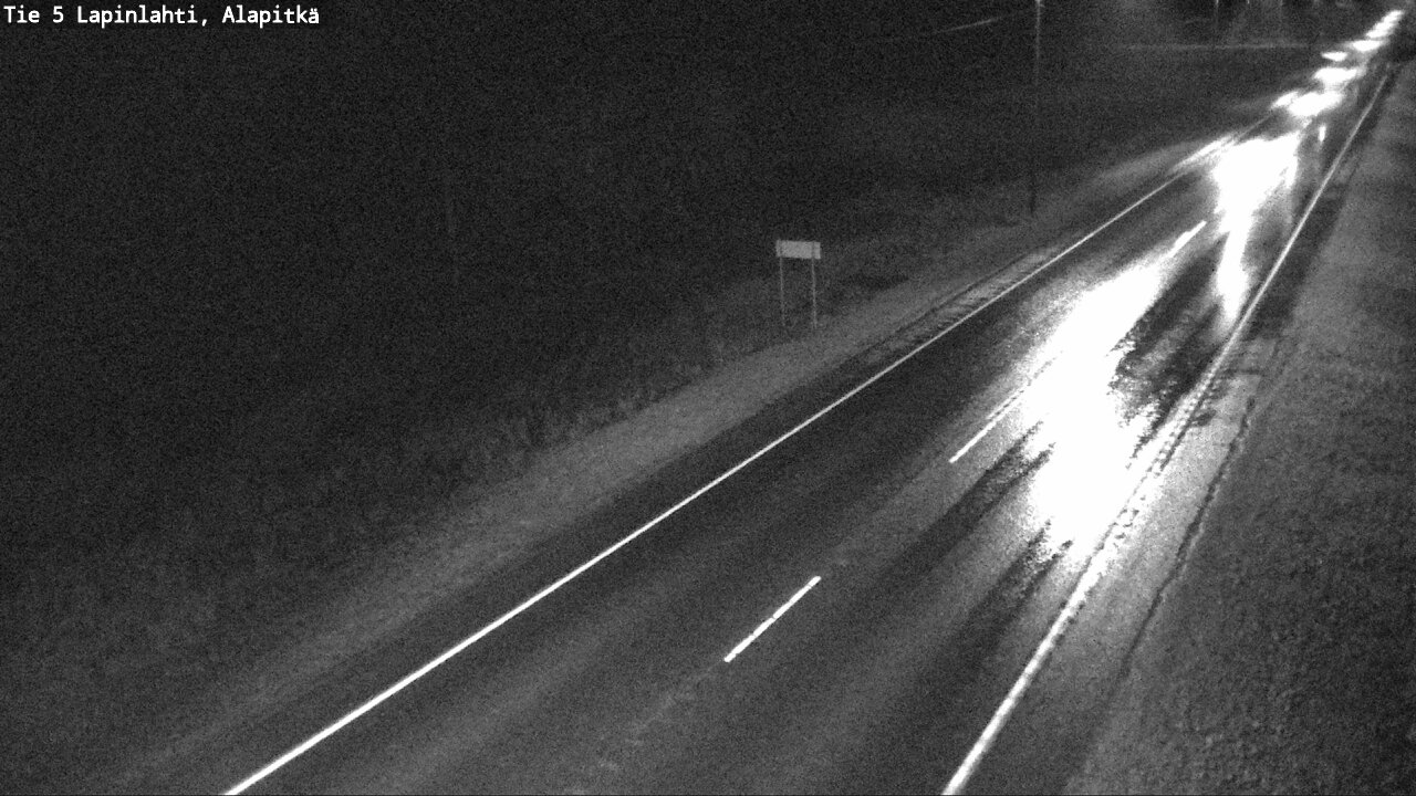 Weather Camera Image Väg 5 Lapinlax, Alapitkä, Lapinlahti, Pohjois-Savo