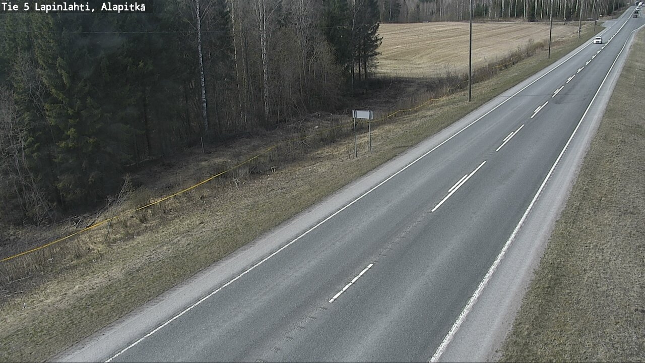 Kelikamerat Kuva Tie 5 Lapinlahti, Alapitkä, Lapinlahti, Pohjois-Savo