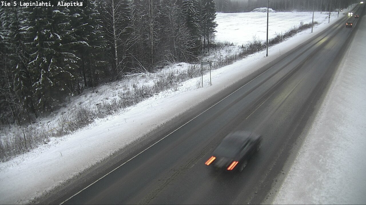 Weather Camera Image Road 5 Lapinlahti, Alapitkä, Lapinlahti, Pohjois-Savo