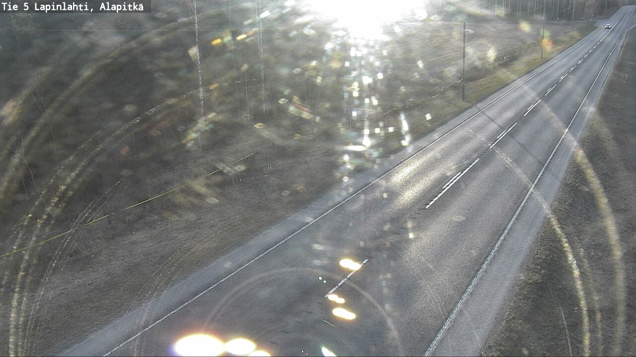 Weather Camera Image Väg 5 Lapinlax, Alapitkä, Lapinlahti, Pohjois-Savo