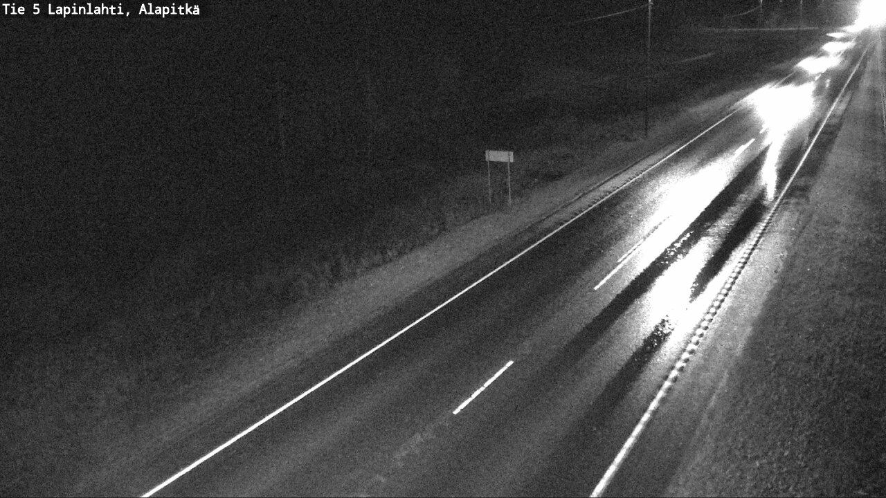 Weather Camera Image Väg 5 Lapinlax, Alapitkä, Lapinlahti, Pohjois-Savo