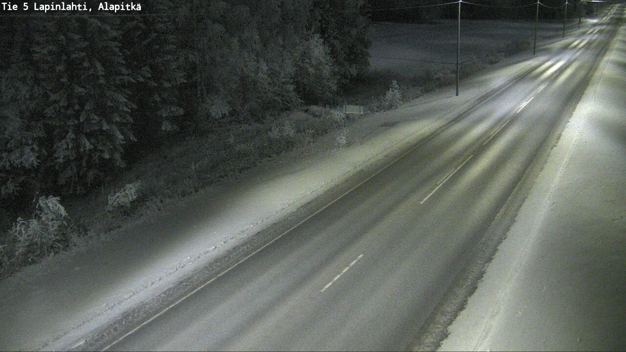 Weather Camera Image Väg 5 Lapinlax, Alapitkä, Lapinlahti, Pohjois-Savo