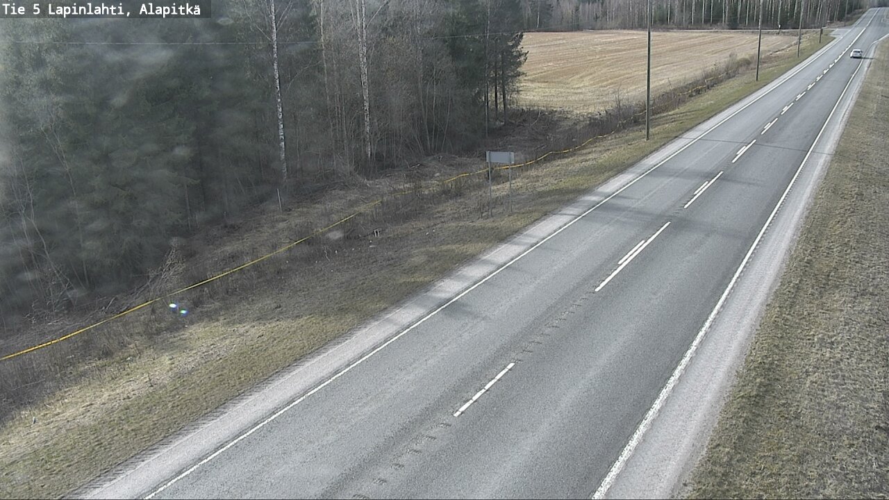 Weather Camera Image Väg 5 Lapinlax, Alapitkä, Lapinlahti, Pohjois-Savo
