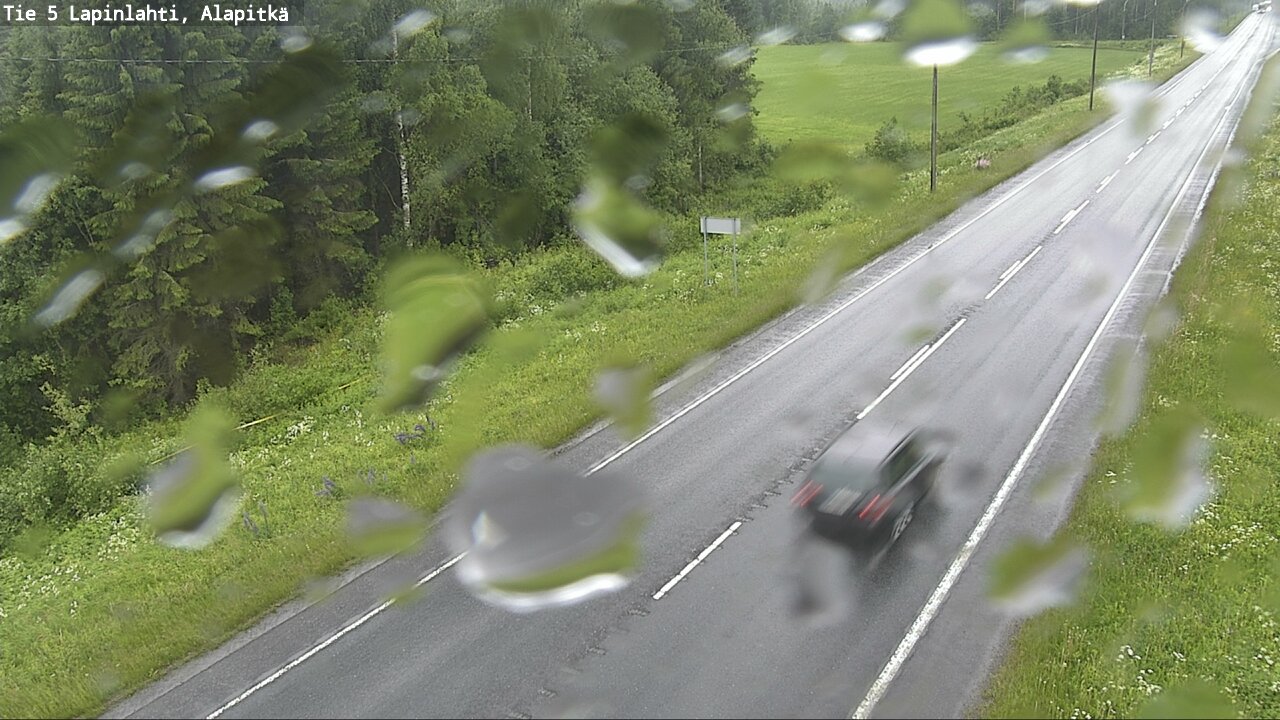 Weather Camera Image Väg 5 Lapinlax, Alapitkä, Lapinlahti, Pohjois-Savo