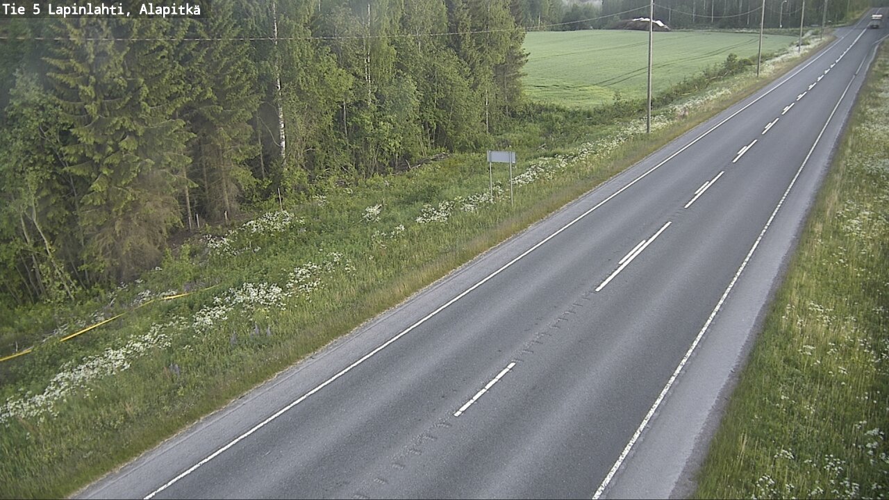 Kelikamerat Kuva Tie 5 Lapinlahti, Alapitkä, Lapinlahti, Pohjois-Savo
