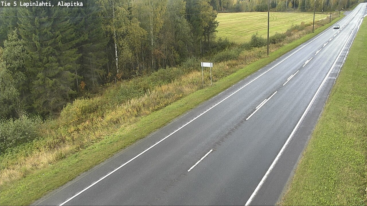 Weather Camera Image Väg 5 Lapinlax, Alapitkä, Lapinlahti, Pohjois-Savo