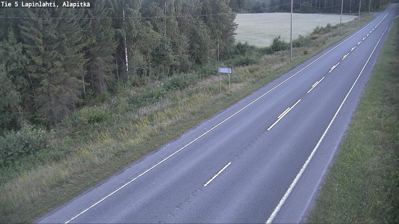 Kelikamerat Kuva Tie 5 Lapinlahti, Alapitkä, Lapinlahti, Pohjois-Savo